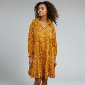 Roller Rabbit Yellow Rhone Anthropologie Mini Dress - Size S